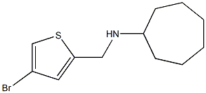 N-[(4-bromothiophen-2-yl)methyl]cycloheptanamine 구조식 이미지