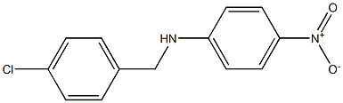 N-[(4-chlorophenyl)methyl]-4-nitroaniline Structure
