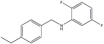 N-[(4-ethylphenyl)methyl]-2,5-difluoroaniline 구조식 이미지