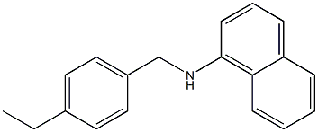 N-[(4-ethylphenyl)methyl]naphthalen-1-amine 구조식 이미지