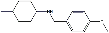 N-[(4-methoxyphenyl)methyl]-4-methylcyclohexan-1-amine 구조식 이미지