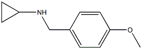 N-[(4-methoxyphenyl)methyl]cyclopropanamine 구조식 이미지