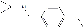 N-[(4-methoxyphenyl)methyl]cyclopropanamine Structure