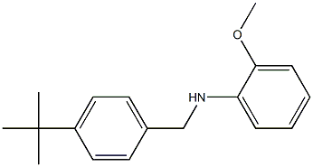 N-[(4-tert-butylphenyl)methyl]-2-methoxyaniline Structure