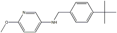 N-[(4-tert-butylphenyl)methyl]-6-methoxypyridin-3-amine Structure