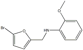 N-[(5-bromofuran-2-yl)methyl]-2-methoxyaniline 구조식 이미지