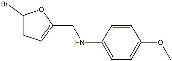 N-[(5-bromofuran-2-yl)methyl]-4-methoxyaniline Structure