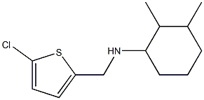 N-[(5-chlorothiophen-2-yl)methyl]-2,3-dimethylcyclohexan-1-amine 구조식 이미지