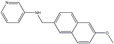 N-[(6-methoxynaphthalen-2-yl)methyl]pyridin-3-amine Structure