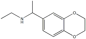 N-[1-(2,3-dihydro-1,4-benzodioxin-6-yl)ethyl]-N-ethylamine 구조식 이미지