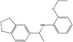 N-[1-(2,3-dihydro-1H-inden-5-yl)ethyl]-2-ethoxyaniline Structure