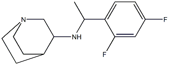 N-[1-(2,4-difluorophenyl)ethyl]-1-azabicyclo[2.2.2]octan-3-amine 구조식 이미지