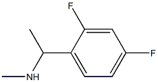 N-[1-(2,4-difluorophenyl)ethyl]-N-methylamine Structure