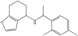 N-[1-(2,4-dimethylphenyl)ethyl]-4,5,6,7-tetrahydro-1-benzofuran-4-amine 구조식 이미지