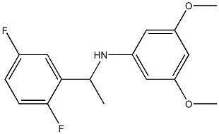 N-[1-(2,5-difluorophenyl)ethyl]-3,5-dimethoxyaniline Structure