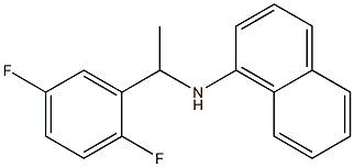 N-[1-(2,5-difluorophenyl)ethyl]naphthalen-1-amine 구조식 이미지