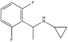 N-[1-(2,6-difluorophenyl)ethyl]cyclopropanamine 구조식 이미지