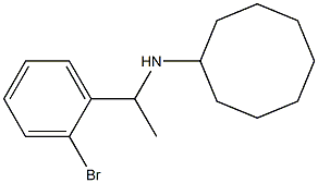 N-[1-(2-bromophenyl)ethyl]cyclooctanamine 구조식 이미지