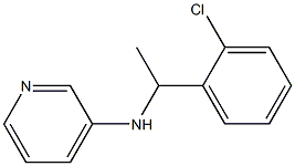 N-[1-(2-chlorophenyl)ethyl]pyridin-3-amine Structure