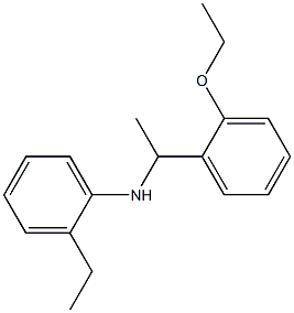 N-[1-(2-ethoxyphenyl)ethyl]-2-ethylaniline 구조식 이미지