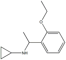 N-[1-(2-ethoxyphenyl)ethyl]cyclopropanamine 구조식 이미지