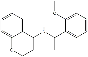 N-[1-(2-methoxyphenyl)ethyl]-3,4-dihydro-2H-1-benzopyran-4-amine 구조식 이미지