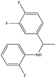 N-[1-(3,4-difluorophenyl)ethyl]-2-fluoroaniline 구조식 이미지