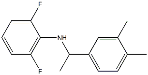 N-[1-(3,4-dimethylphenyl)ethyl]-2,6-difluoroaniline Structure