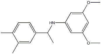 N-[1-(3,4-dimethylphenyl)ethyl]-3,5-dimethoxyaniline Structure