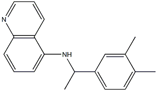 N-[1-(3,4-dimethylphenyl)ethyl]quinolin-5-amine 구조식 이미지