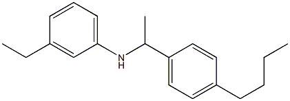 N-[1-(4-butylphenyl)ethyl]-3-ethylaniline 구조식 이미지