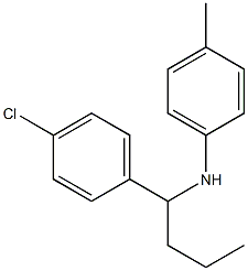N-[1-(4-chlorophenyl)butyl]-4-methylaniline 구조식 이미지