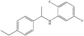 N-[1-(4-ethylphenyl)ethyl]-2,5-difluoroaniline 구조식 이미지