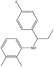 N-[1-(4-fluorophenyl)propyl]-2,3-dimethylaniline 구조식 이미지