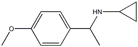 N-[1-(4-methoxyphenyl)ethyl]cyclopropanamine Structure