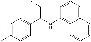 N-[1-(4-methylphenyl)propyl]naphthalen-1-amine 구조식 이미지