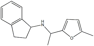 N-[1-(5-methylfuran-2-yl)ethyl]-2,3-dihydro-1H-inden-1-amine Structure