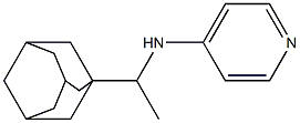 N-[1-(adamantan-1-yl)ethyl]pyridin-4-amine Structure
