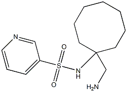 N-[1-(aminomethyl)cyclooctyl]pyridine-3-sulfonamide Structure
