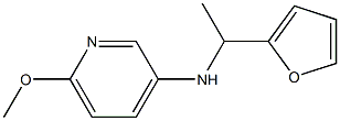 N-[1-(furan-2-yl)ethyl]-6-methoxypyridin-3-amine 구조식 이미지