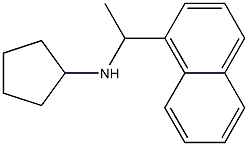 N-[1-(naphthalen-1-yl)ethyl]cyclopentanamine 구조식 이미지