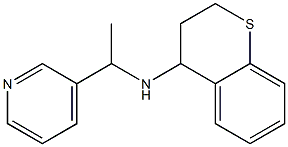 N-[1-(pyridin-3-yl)ethyl]-3,4-dihydro-2H-1-benzothiopyran-4-amine Structure