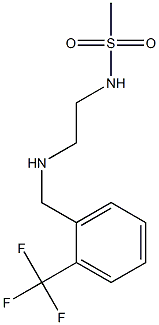 N-[2-({[2-(trifluoromethyl)phenyl]methyl}amino)ethyl]methanesulfonamide 구조식 이미지