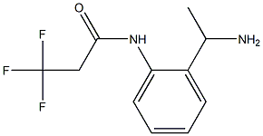 N-[2-(1-aminoethyl)phenyl]-3,3,3-trifluoropropanamide Structure