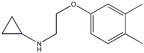 N-[2-(3,4-dimethylphenoxy)ethyl]cyclopropanamine Structure