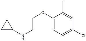 N-[2-(4-chloro-2-methylphenoxy)ethyl]cyclopropanamine 구조식 이미지