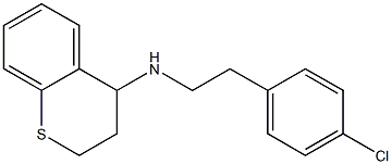 N-[2-(4-chlorophenyl)ethyl]-3,4-dihydro-2H-1-benzothiopyran-4-amine 구조식 이미지