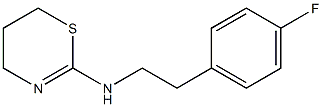 N-[2-(4-fluorophenyl)ethyl]-5,6-dihydro-4H-1,3-thiazin-2-amine Structure