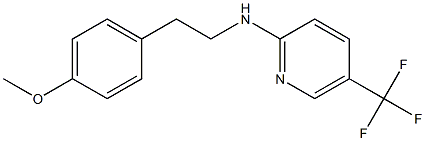 N-[2-(4-methoxyphenyl)ethyl]-5-(trifluoromethyl)pyridin-2-amine Structure