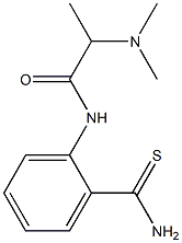 N-[2-(aminocarbonothioyl)phenyl]-2-(dimethylamino)propanamide 구조식 이미지